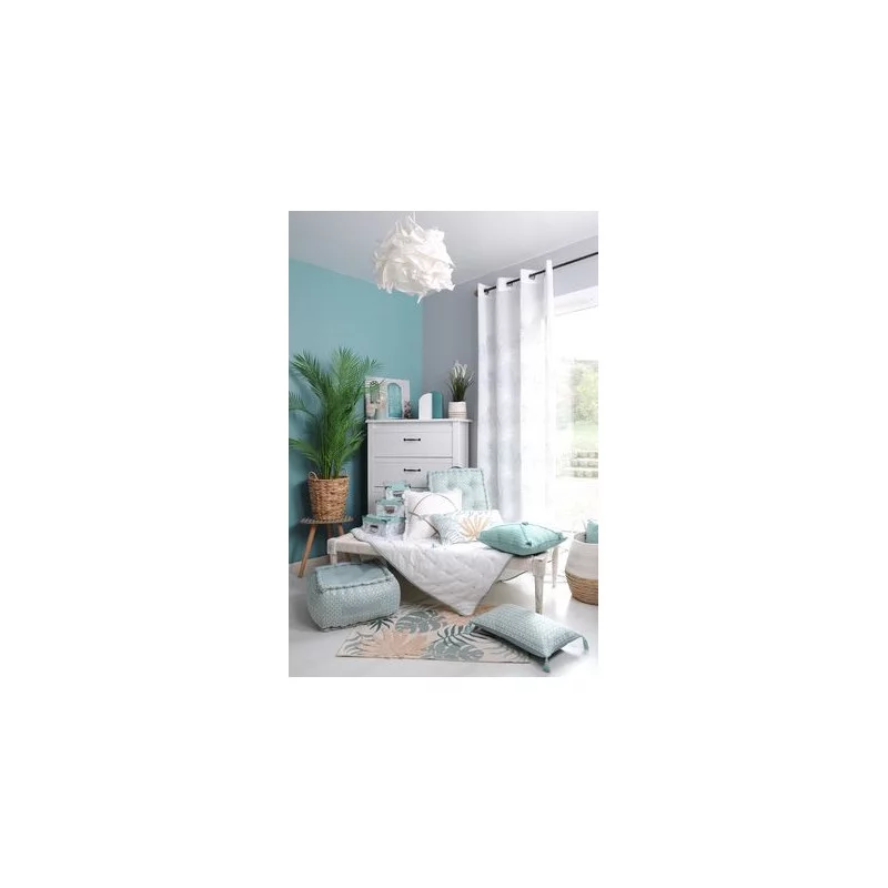 VOILAGE BLANC EN POLYESTER SOLEDAD 140X260cm