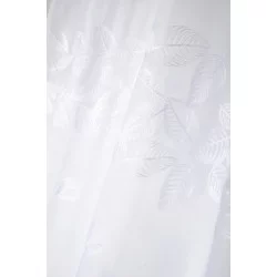 VOILE BLANC EN POLYESTER VIRGINIE 140X260cm