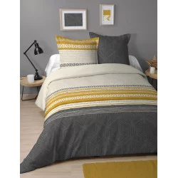 PARURE ALABAMA 2 PERSONNES 260X240cm + 2 TAIES D'OREILLERS 63X63cm