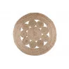 TAPIS FENG SHUI EN JUTE D90cm