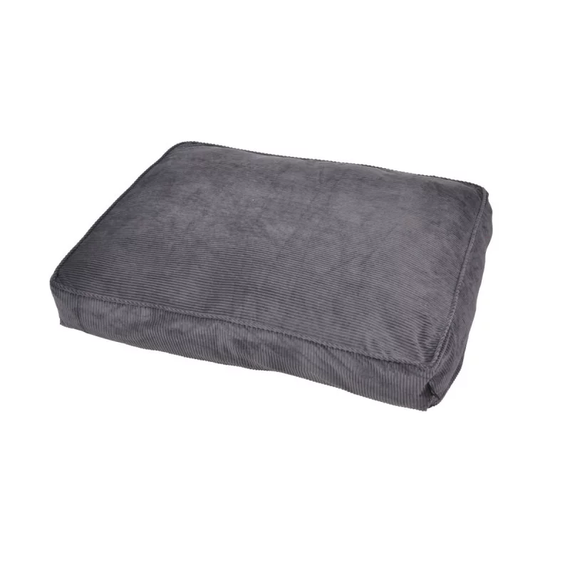 COUSSIN RECT 90CM VELOURS ANTHRACITE