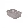 PANIÈRE TRESSÉE 1.6L 19.5*14*H6CM TAUPE