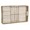 PLATEAU ROTIN NATURE 53X32X7 MARRON CLAI