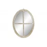 MIROIR FENETRE BLANC EN MANGUIER 45X2X60