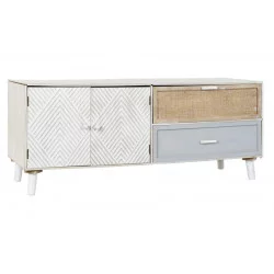 MEUBLE TV GRAVE BORD DE MER BOIS 120X40X