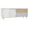 MEUBLE TV GRAVE BORD DE MER BOIS 120X40X
