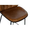 TABOURET BAR CHESTERFIELD CAMEL 5 TABOURET BAR CHESTERFIELD CAMEL 5