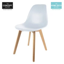 CHAISE SCANDINAVE ENFANT COQUE PP BLANCH
