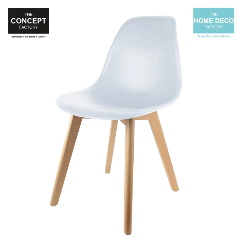 CHAISE SCANDINAVE ENFANT COQUE PP BLANCH CHAISE SCANDINAVE ENFANT COQUE PP BLANCH