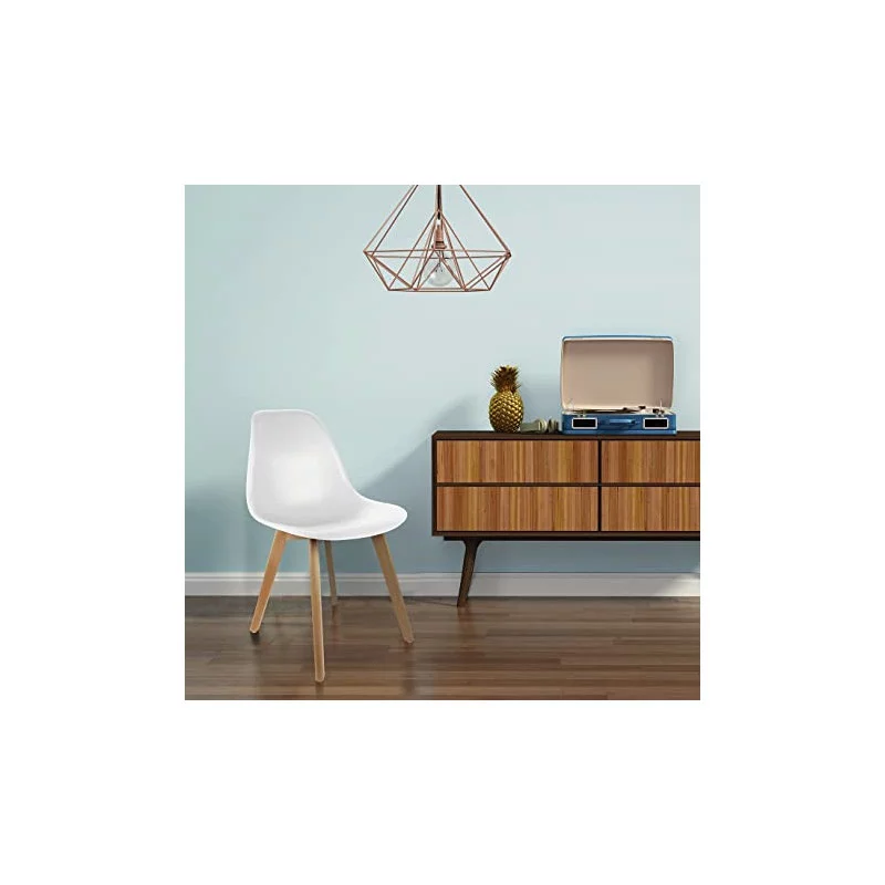 CHAISE SCANDINAVE BLANCHE COQUE PP