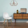 CHAISE SCANDINAVE BLANCHE COQUE PP