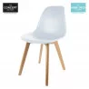 CHAISE SCANDINAVE BLANCHE COQUE PP