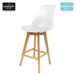 CHAISE DE BAR PP BLANCHE