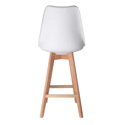 CHAISE DE BAR PP BLANCHE