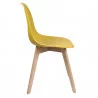 CHAISE SCANDINAVE COQUE MOUTARDE