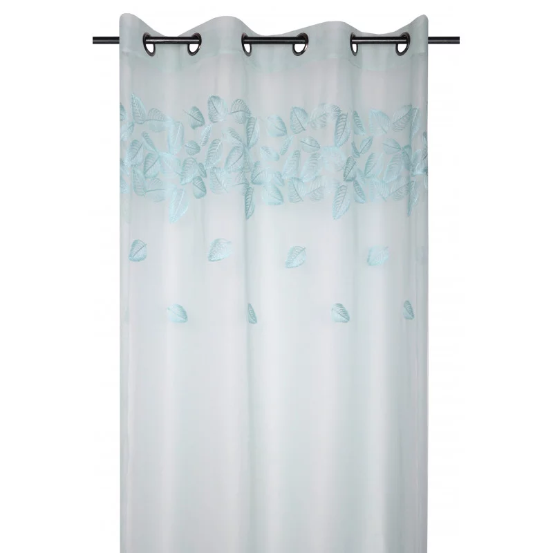 VOILE CELADON EN POLYESTER VIRGINIE 140X260cm