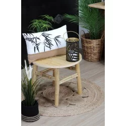 TAPIS FENG SHUI EN JUTE D90cm
