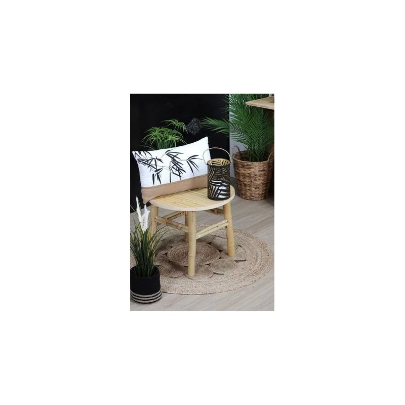 TAPIS FENG SHUI EN JUTE D90cm