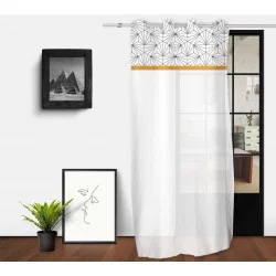 VOILE OSIRIS 135X250CM OEILLET
