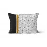 COUSSIN 32X50CM OSIRIS GRAPHIQUE NOIR