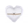 REBECCA COUSSIN COEUR 30CM BLANC COTON