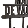 PATÈRE MAISON DE VACANCES AVEC 4 CROCHETS