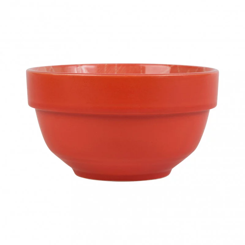 BOL GASTON ROUGE 30CL-D11.5XH6.5CM PORCE