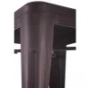 TABOURET NOIR-OR METAL DALLAS 38,70 X 38