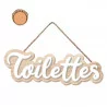 MOT A SUSPENDRE TOILETTES