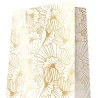 SAC GINKO BLANC OR MM 26x13x32 cm MAT +