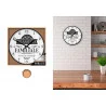 HORLOGE RONDE BRASSERIE FAMILIALE