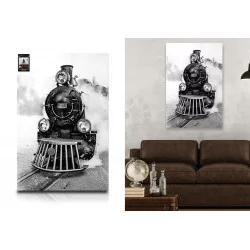 TOILE LOCOMOTIVE 80X120CMS