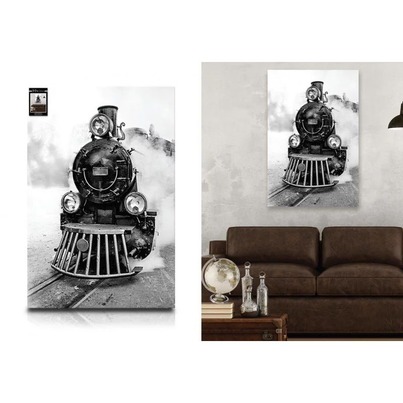 TOILE LOCOMOTIVE 80X120CMS