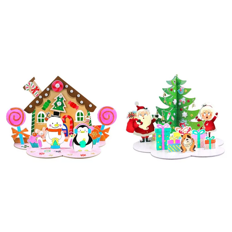 SCENES NOEL A MONTER ET DECORER, MAISON