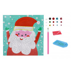 DIAMOND PAINTING STRASS PERE NOEL, CARTE