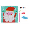 DIAMOND PAINTING STRASS PERE NOEL, CARTE