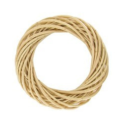 COURONNE OSIER NATUREL 20X4 CM