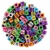 PERLES ACRYLIQUES LETTRES CARREES OPAQUE