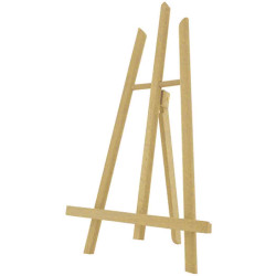 CHEVALET DE TABLE EN BOIS BRUT L 210 X