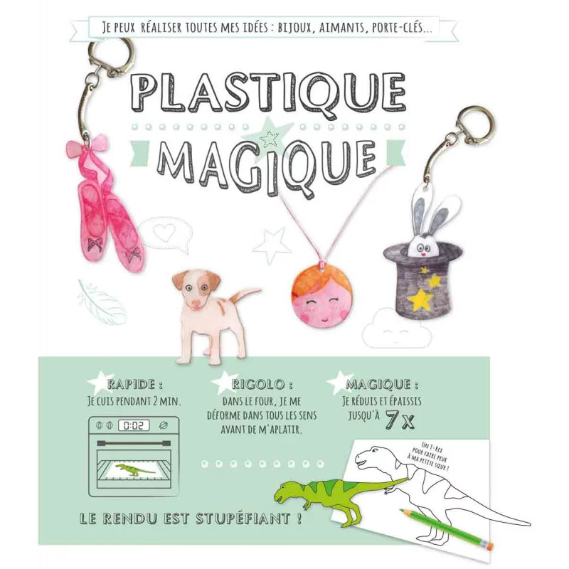PLASTIQUE MAGIQUE TRANSLUCIDE, 3 FEUILLE