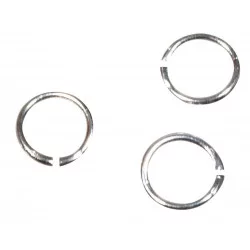 ANNEAUX DE LIAISON RONDS ARGENT 5 MM X 1