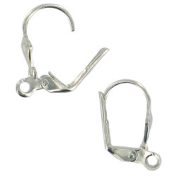 DORMEUSES OREILLES ARGENT 18 MM X 4 PCS