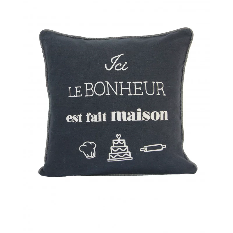 COUSSIN 45X45 AMOUR GRANIT