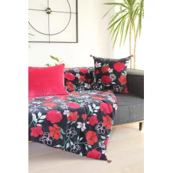 COUSSIN 45X45 BOTANIK CAVIAR