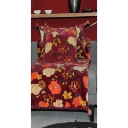 COUSSIN 45X45 BOTANIK BURNT RUSSET