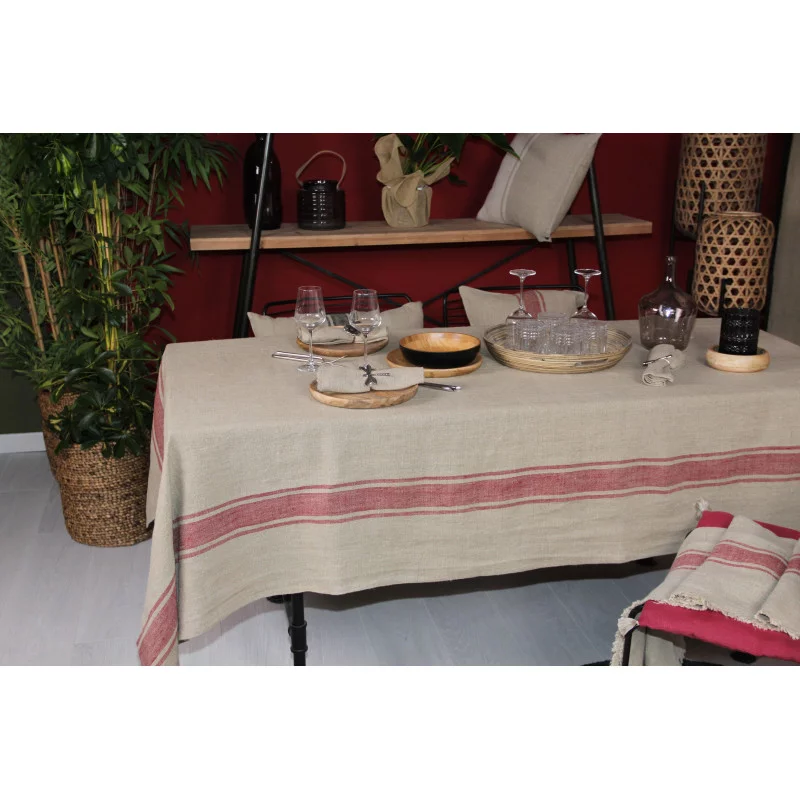 NAPPE CALVI BURNT RUSSET 150X150 LIN