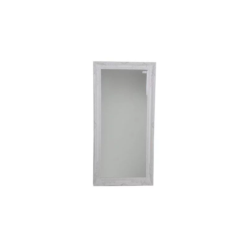 Miroir mural blanc et doré 158x78cm