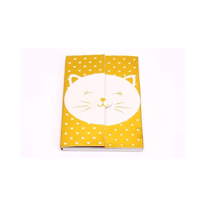 BLOC NOTE MAGNETIQUE THEME CHAT 12X18CM