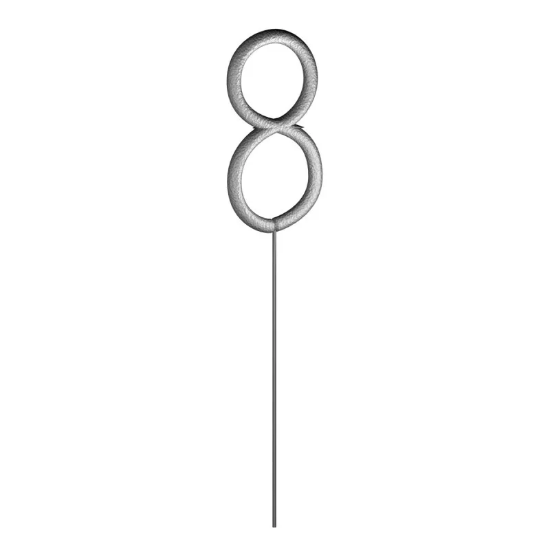 CIERGE MAGIQUE "8" 15.5CM