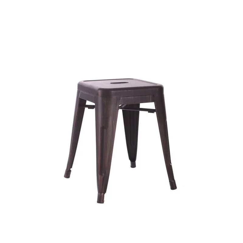 TABOURET NOIR-OR METAL DALLAS 38,70 X 38